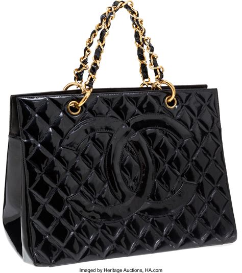 chanel patent tote bag|chanel patent leather handbags.